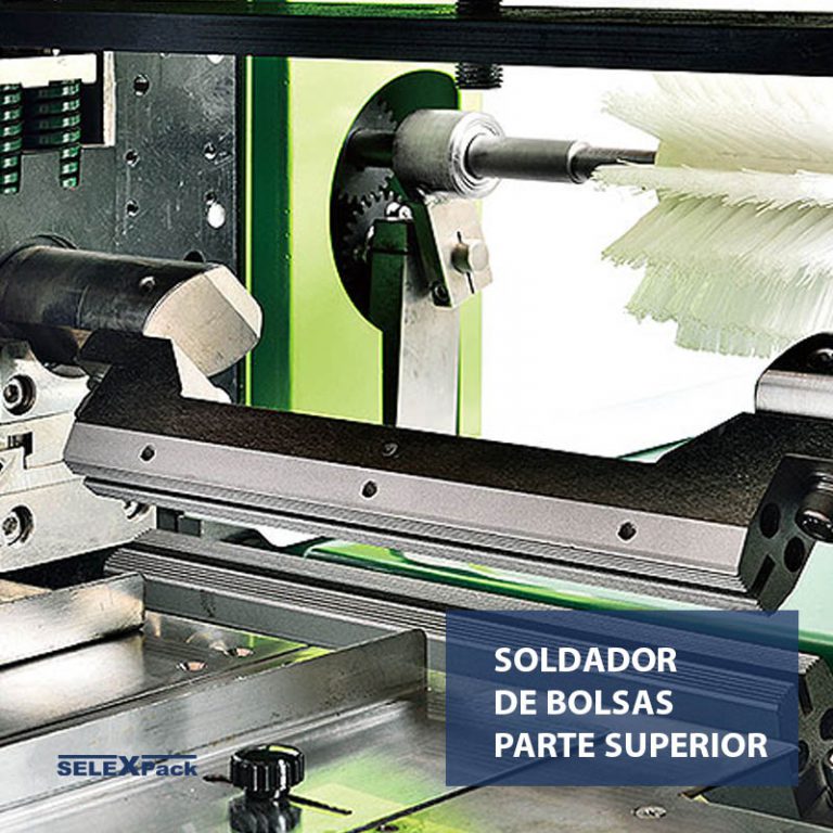 Selexpack envasadora flowPack bobina Superior soldador bolsa